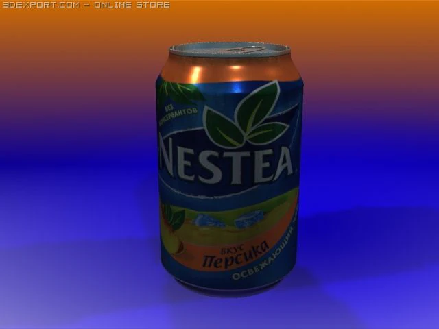 nestea bank 3D Model .c4d .max .obj .3ds .fbx .stl .blend 