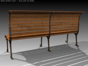 bench 3D Модель