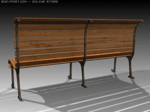 banc Modèle 3D