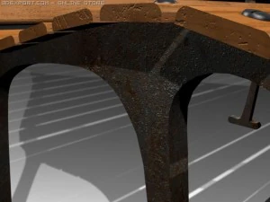 banc Modèle 3D
