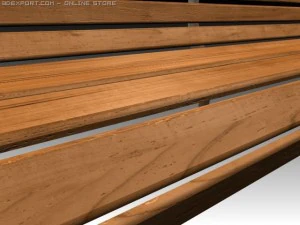 banc Modèle 3D