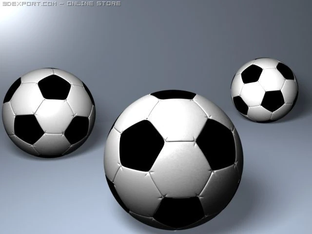 soccer ball 3D Model .c4d .max .obj .3ds .fbx .stl .blend 