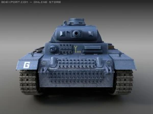 panzer iii ausf f 3D Model