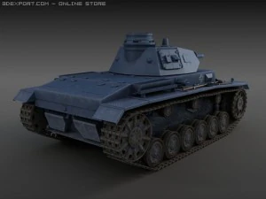 panzer iii ausf f 3D Model