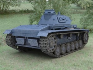 panzer iii ausf f 3D 모델