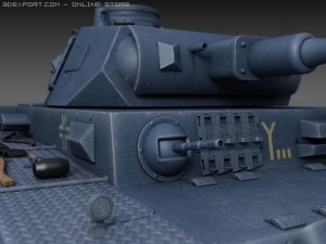 panzer iii ausf f 3D 모델
