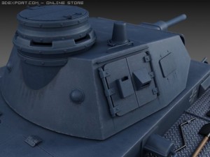 panzer iii ausf f 3D 모델