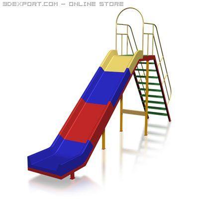 slide Modelo 3D .c4d .max .obj .3ds .fbx .stl .blend 