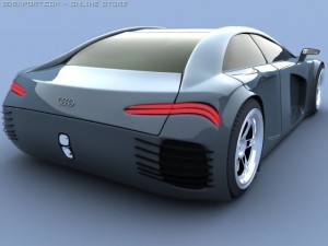 audi concept car 3D 模型