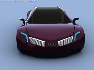 audi concept car 3D 模型