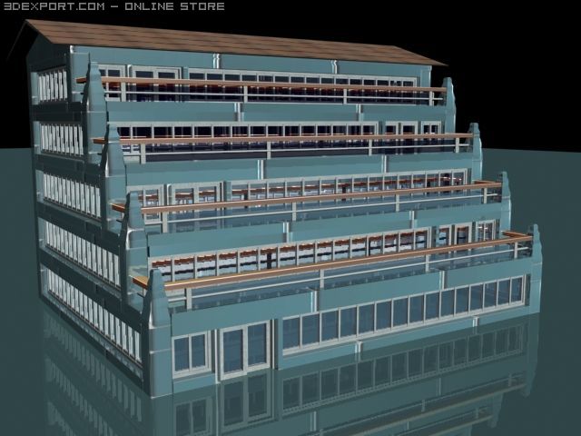 staired 3D 模型 .c4d .max .obj .3ds .fbx .stl .blend 
