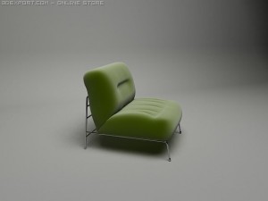 puf armchair 3D Model