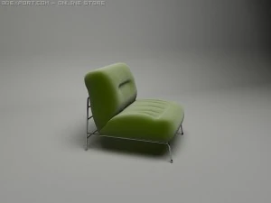 puf armchair 3D Model
