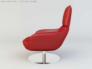 natuzzi chair  model 2236 Modello 3D