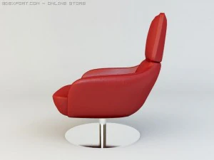 natuzzi chair  model 2236 3D Model