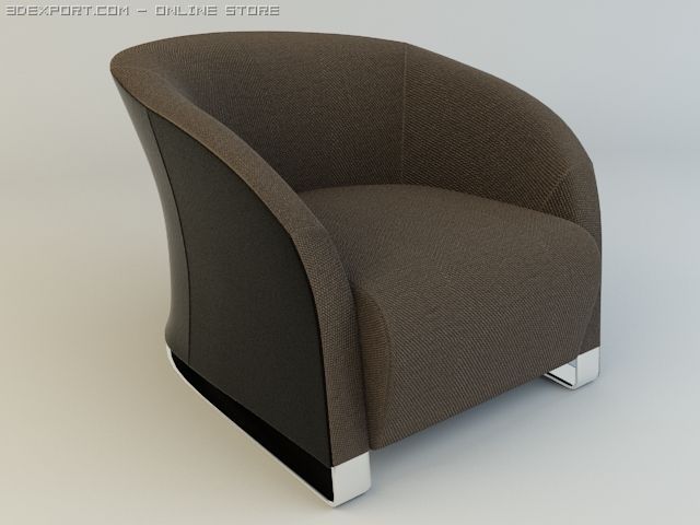 natuzzi chair model 2432 3D Model .c4d .max .obj .3ds .fbx .stl .blend 
