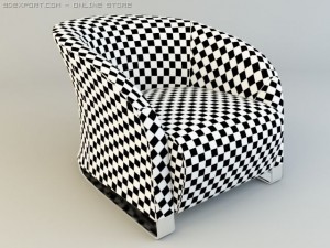 natuzzi chair model 2432 3D Model