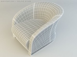 natuzzi chair model 2432 3D Model