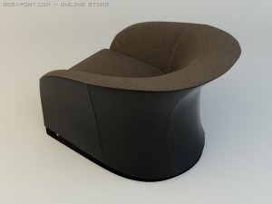 natuzzi chair model 2432 3D Model