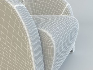 natuzzi chair model 2432 3D Model