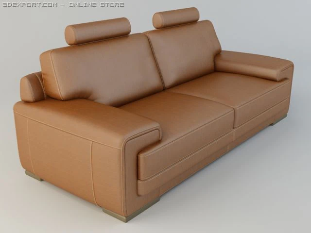 natuzzi dallas sofa 3D Model .c4d .max .obj .3ds .fbx .stl .blend 