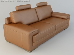 natuzzi dallas sofa 3D Model