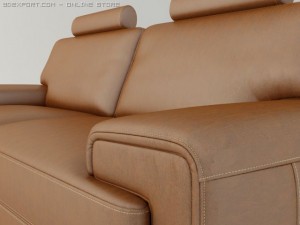 natuzzi dallas sofa 3D Model