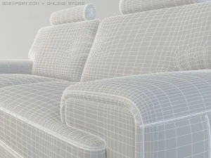 natuzzi dallas sofa 3D Model