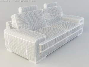 natuzzi dallas sofa 3D Model