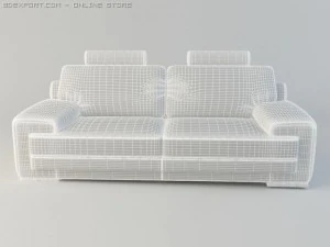 natuzzi dallas sofa 3D Model