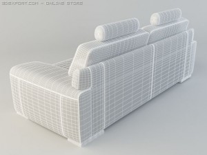 natuzzi dallas sofa 3D Model