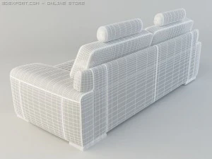 natuzzi dallas sofa 3D Model