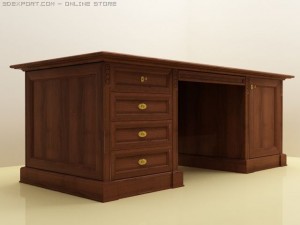 ducca dellarovere desk 3D Model