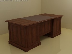 ducca dellarovere desk 3D मॉडल