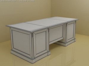 ducca dellarovere desk 3D मॉडल