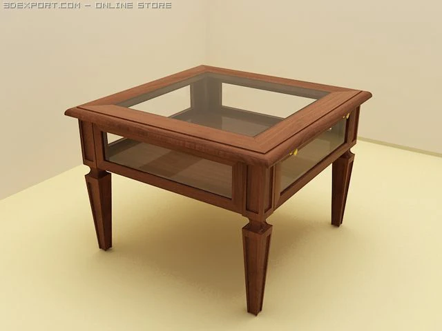 dellarovere duca side table 3D Model .c4d .max .obj .3ds .fbx .stl .blend 