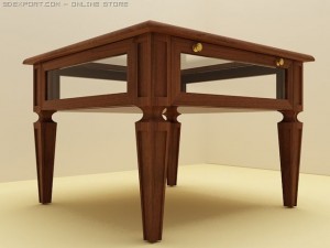 dellarovere duca side table 3D Модель