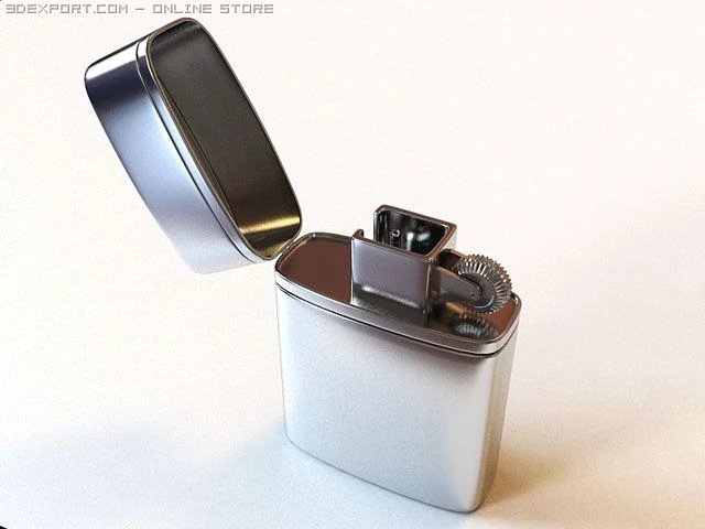 lighter 3D Model .c4d .max .obj .3ds .fbx .stl .blend 