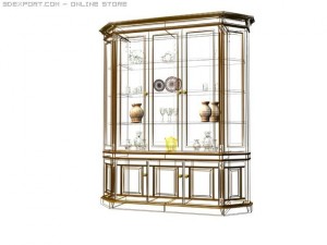 decorative cup board 3Dモデル