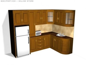 kitchen set 3D Model