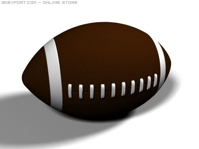 foot ball 3D Model .c4d .max .obj .3ds .fbx .stl .blend 