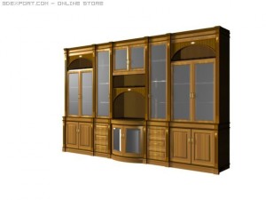 tv buffet 3Dモデル