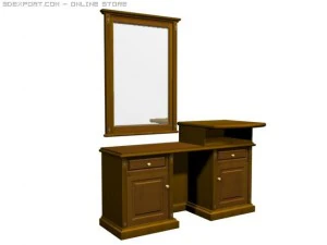 mesa de maquillaje Modelo 3D