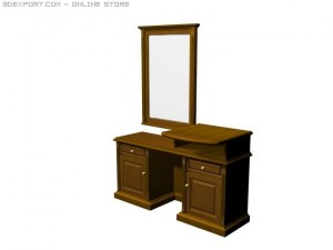 make up table Modello 3D