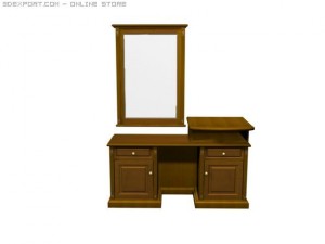 make up table Modello 3D