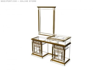make up table Modello 3D