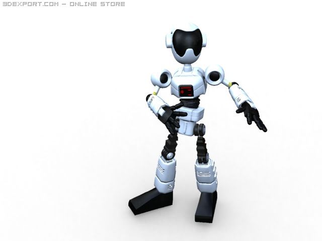 robot rbi 3Dモデル .c4d .max .obj .3ds .fbx .stl .blend 