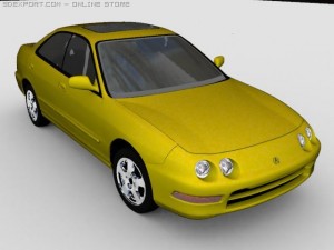 acura integra 1994 3D Model