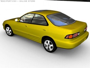 acura integra 1994 3D Model