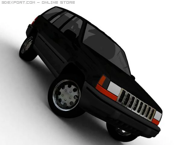 jeep grand cherokee 3D Model .c4d .max .obj .3ds .fbx .stl .blend 
